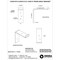 Ekena Millwork Steel Truss Shelf Bracket, Hammered Light Blue 2"W x 6"D x 6 1/4"H BKTM02X06X06TSHLB - alternate 4